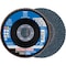 Pferd Flap Disc, 4-1/2''x7/8, Z SG POWER STEELOX, 50 Grit, T27, Flat, Zirconia 64550 - alternate 1